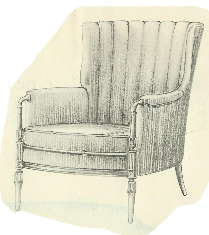 Channel Back Chair